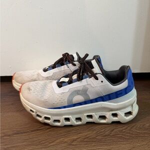 On Running On Cloud Cloudtec Sneakers in White, Blue, and Orange